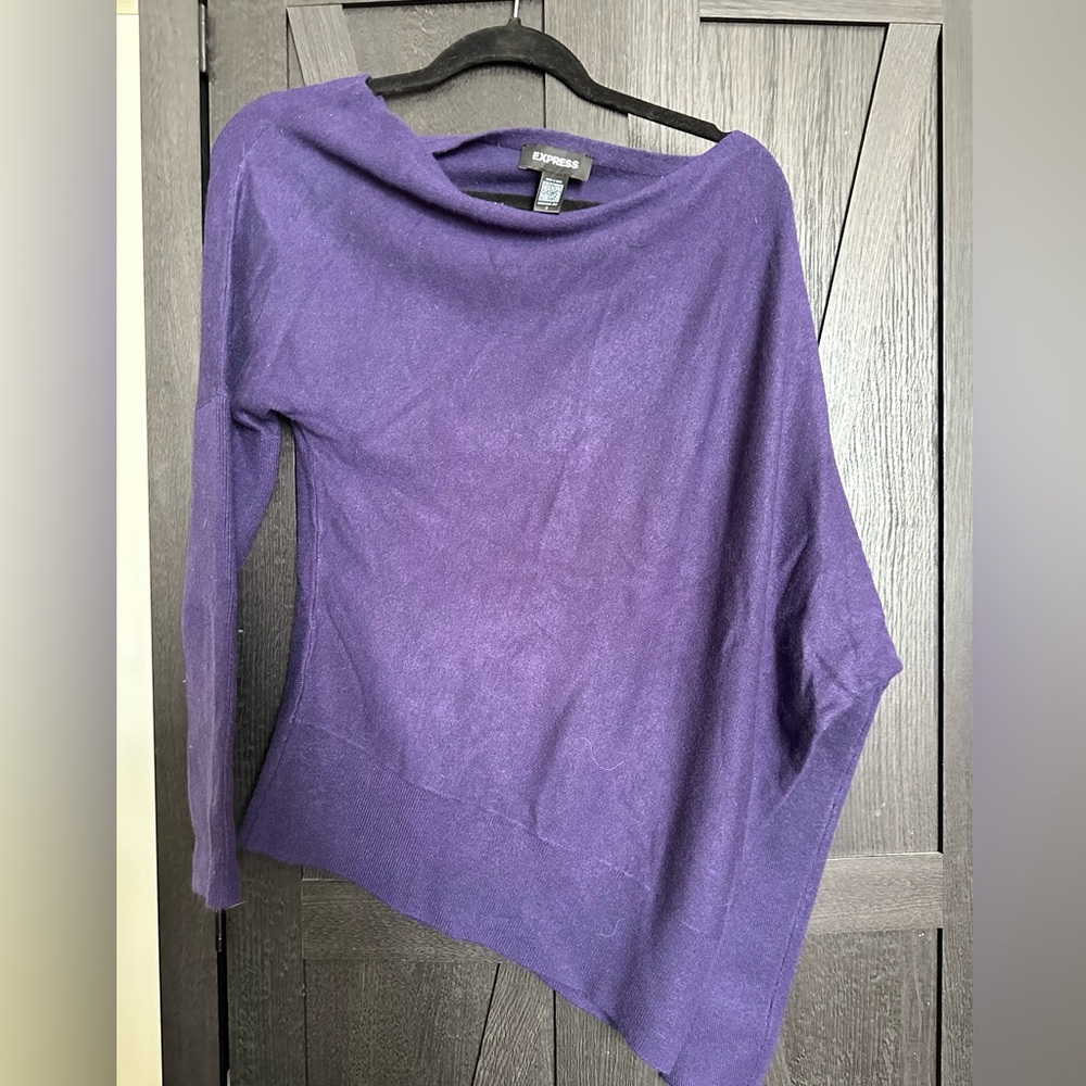 Express cold shoulder sweater